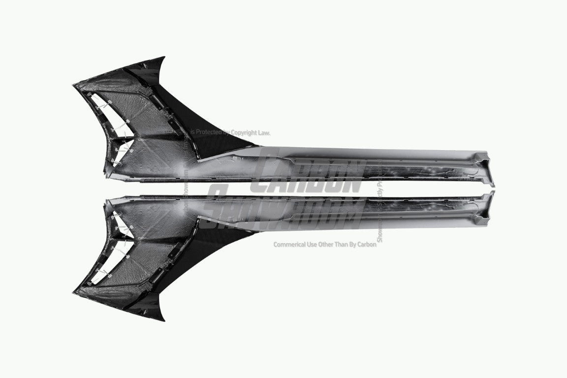 Aero Republic 1:1 OEM SVJ Style V2 Side Skirts for Lamborghini Aventador LP700 LP720 S SV Ultimate 2012-2023 Dry Pre-preg Carbon Fiber/FRP