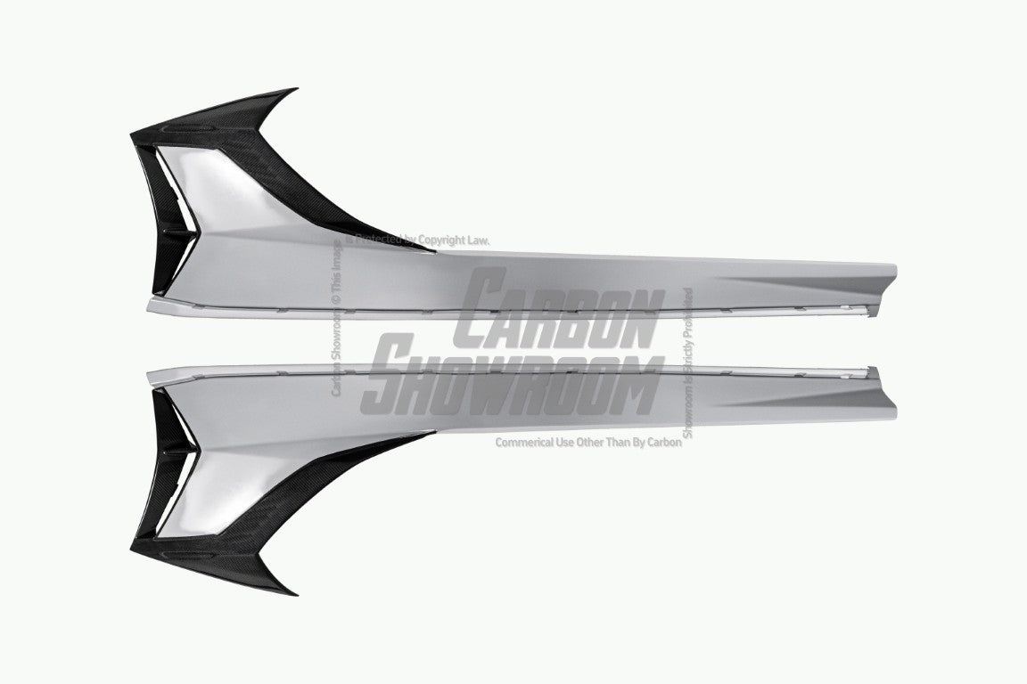 Aero Republic 1:1 OEM SVJ Style V2 Side Skirts for Lamborghini Aventador LP700 LP720 S SV Ultimate 2012-2023 Dry Pre-preg Carbon Fiber/FRP