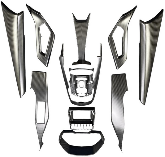 Aero Republic Interior Trim Replacement Set for Lamborghini Aventador LP700 LP720S LP740 2012-2023 Dry Pre-Preg Carbon Fiber/FRP