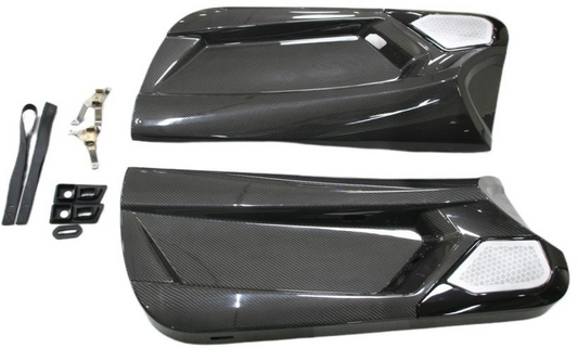 Aero Republic SVJ Interior Door Card Panel & Speaker Cover for Lamborghini Aventador Base LP700 LP720S LP740 SV LP750 Ultimate LP780 SVJ LP770 2012-2023 Dry Pre-preg Carbon Fiber
