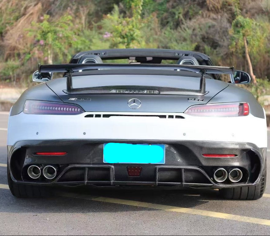 Aero Republic Rear Wing for Mercedes Benz AMG GT GTS GTC C190 Roadster 2018-2021 Carbon Fiber