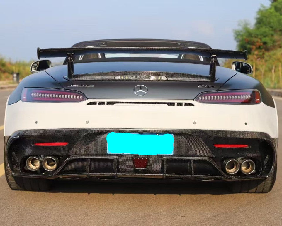 Aero Republic Rear Wing for Mercedes Benz AMG GT GTS GTC C190 Roadster 2018-2021 Carbon Fiber