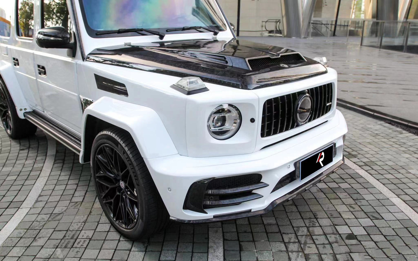 Aero Republic M Style Hood for Mercedes Benz G63 AMG G550 W463 W464 2019-ON Dry Pre-preg Carbon Fiber/FRP
