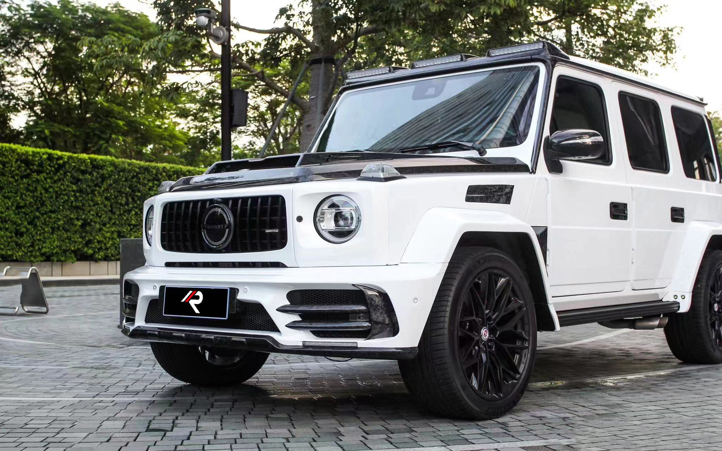 Aero Republic M Style Hood for Mercedes Benz G63 AMG G550 W463 W464 2019-ON Dry Pre-preg Carbon Fiber/FRP