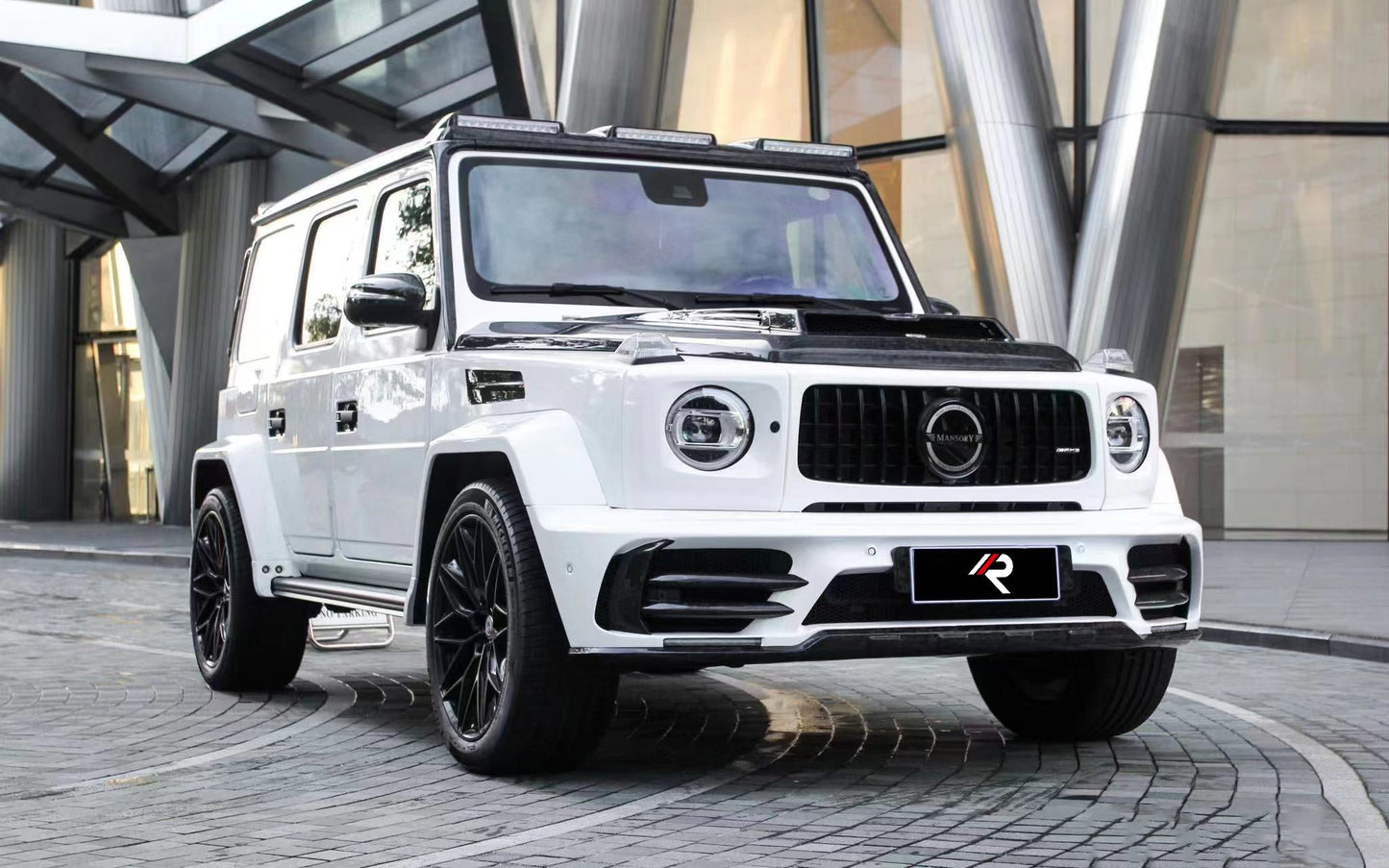Aero Republic M Style Hood for Mercedes Benz G63 AMG G550 W463 W464 2019-ON Dry Pre-preg Carbon Fiber/FRP