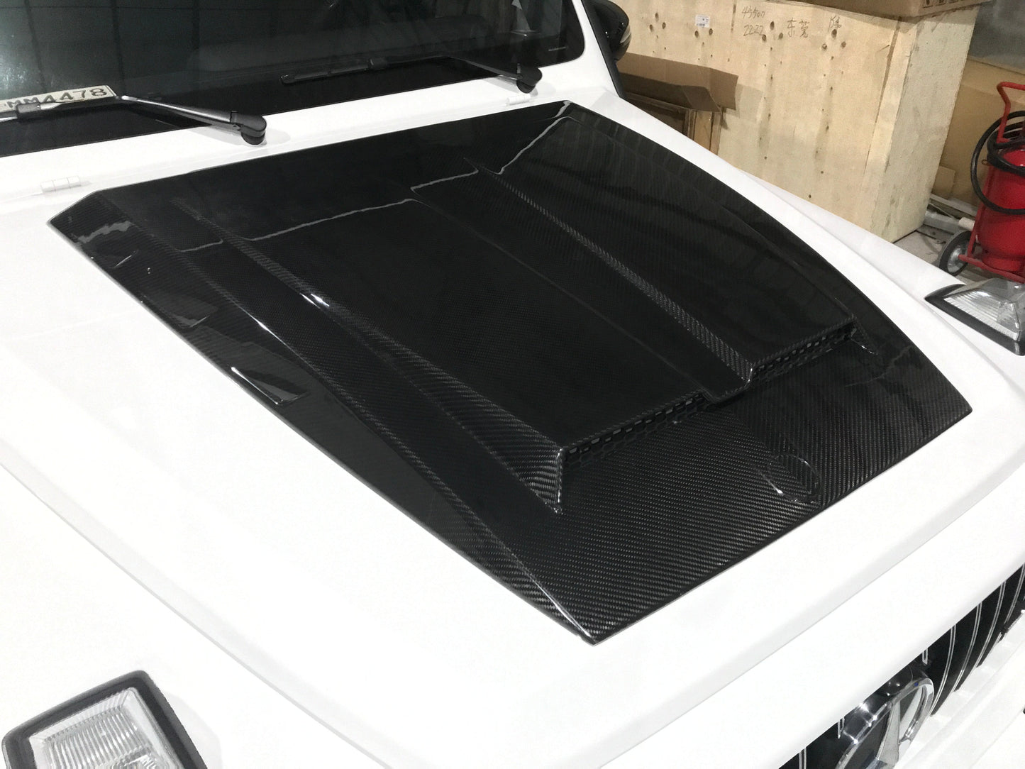 Aero Republic Hood Trim for Mercedes Benz G63 AMG G550 W463 W464 2019-ON Dry Pre-preg Carbon Fiber/FRP