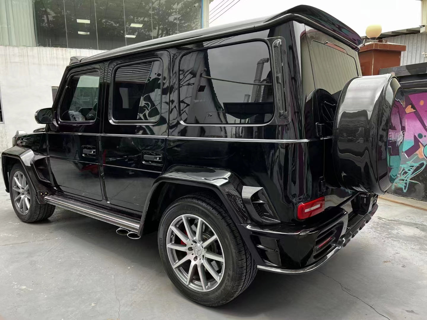 Aero Republic M Style Window Louvers for Mercedes Benz G63 AMG G550 W463 W464 2019-ON Dry Pre-preg Carbon Fiber/FRP