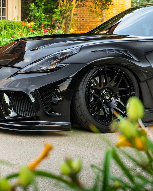 Aero Republic EPA Style Front Fenders for Nissan 370Z Fairlady Z Z34 2009-2020 2 Door Coupe 2 Door Convertible Carbon Fiber