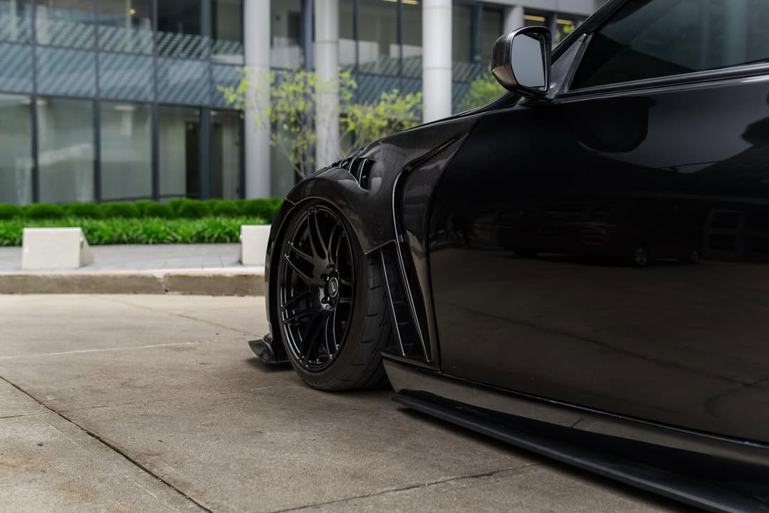 Aero Republic EPA Style Front Fenders for Nissan 370Z Fairlady Z Z34 2009-2020 2 Door Coupe 2 Door Convertible Carbon Fiber