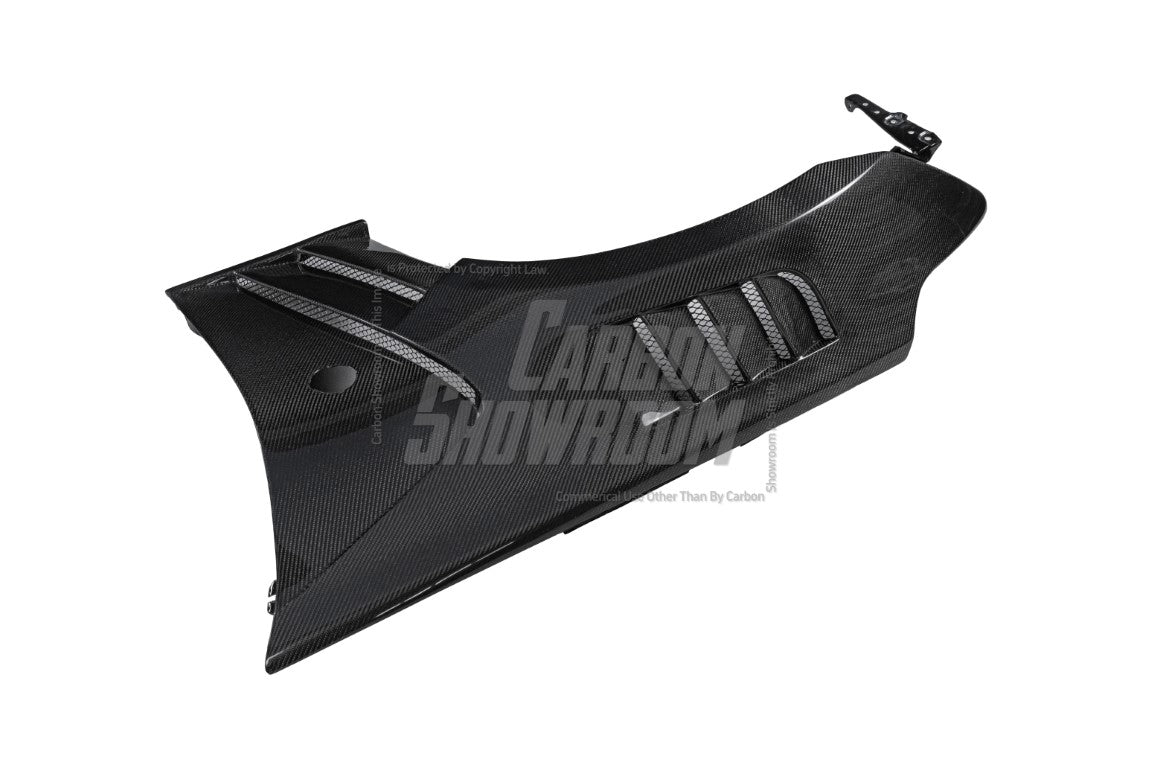 Aero Republic EPA Style Front Fenders for Nissan 370Z Fairlady Z Z34 2009-2020 2 Door Coupe 2 Door Convertible Carbon Fiber