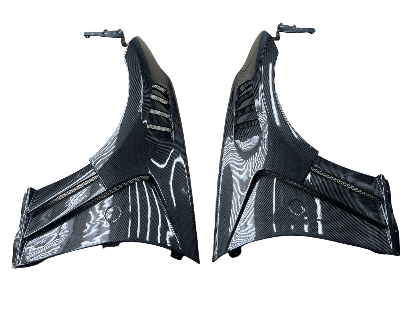 Aero Republic EPA Style Front Fenders for Nissan 370Z Fairlady Z Z34 2009-2020 2 Door Coupe 2 Door Convertible Carbon Fiber