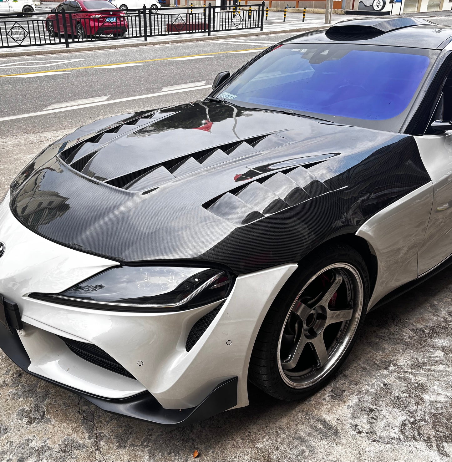 Aero Republic SEI TV Style Hood for Toyota Supra MK5 A90 A91 2019-2026 Carbon Fiber