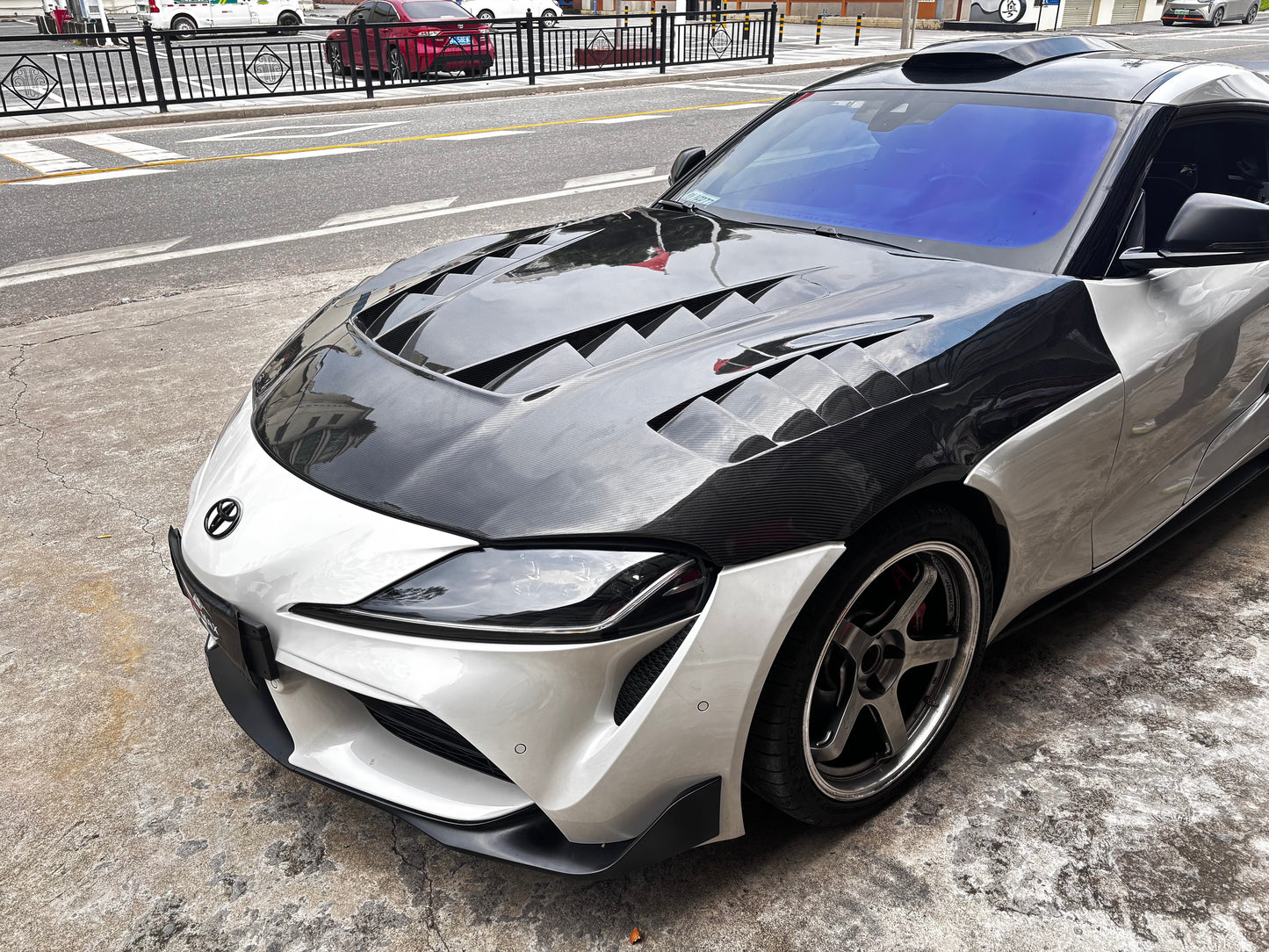Aero Republic SEI TV Style Hood for Toyota Supra MK5 A90 A91 2019-2026 Carbon Fiber