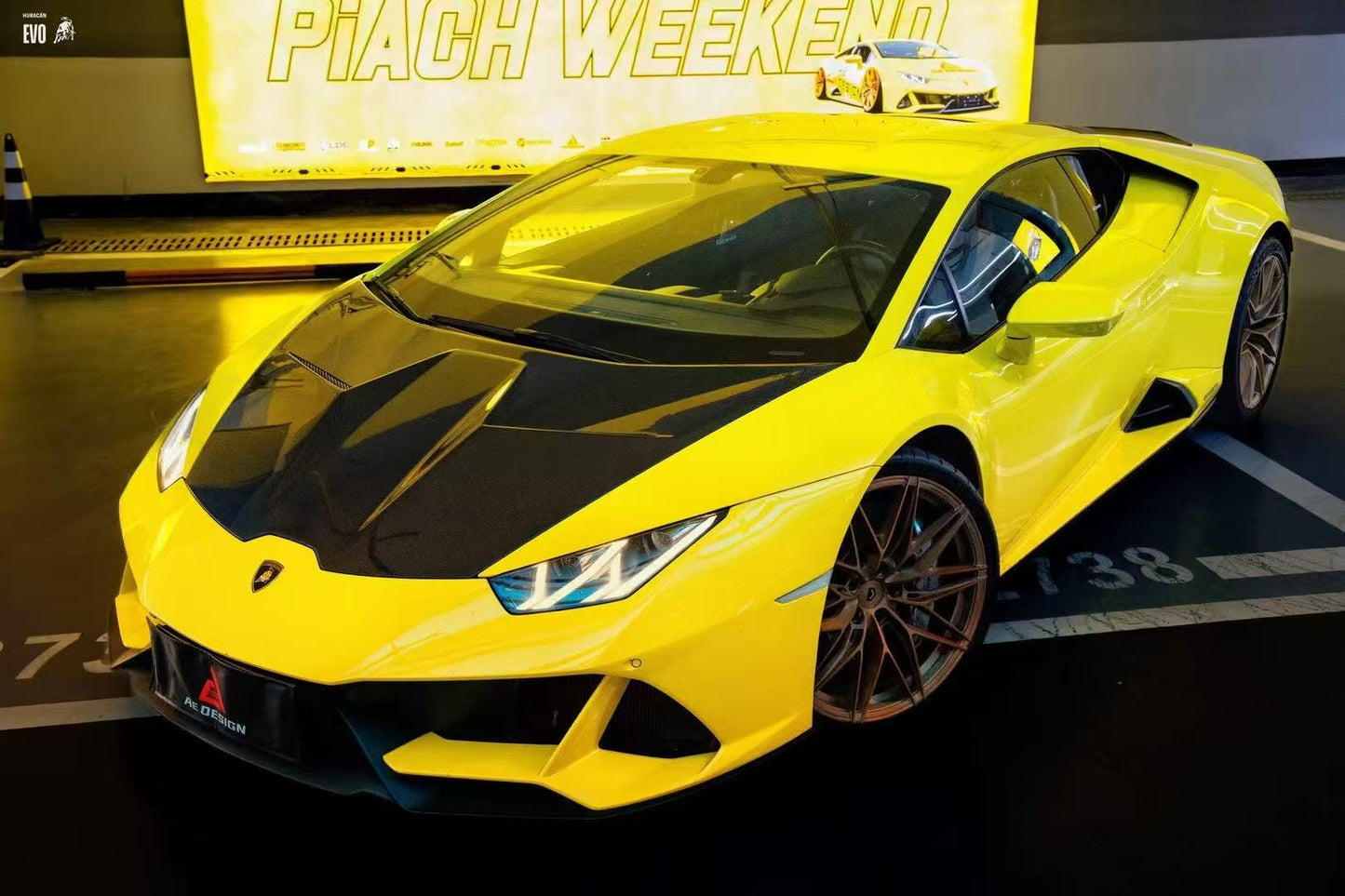 ArmorExtend Hood for Lamborghini Huracan LP580 LP610 Evo RWD AWD Tecnica Dry Pre-preg Carbon Fiber