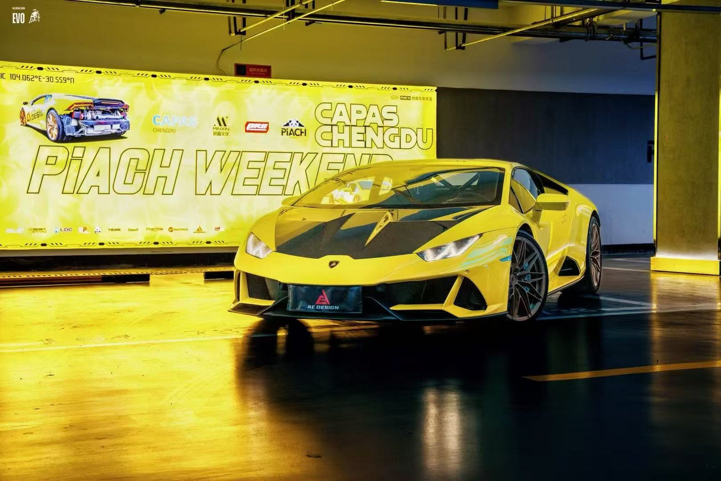 ArmorExtend Hood for Lamborghini Huracan LP580 LP610 Evo RWD AWD Tecnica Dry Pre-preg Carbon Fiber