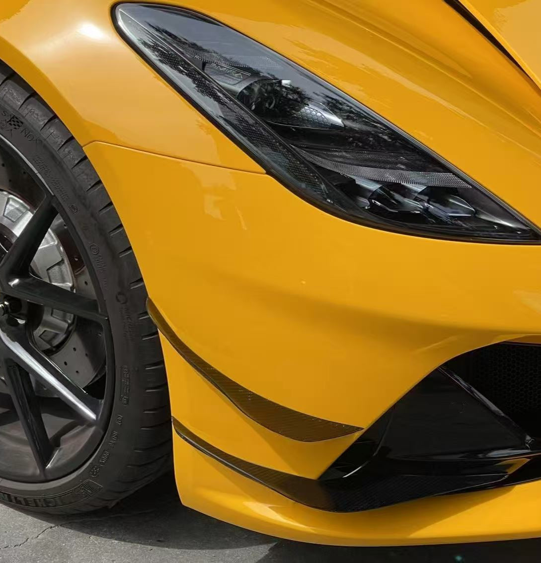 Armorextend AE Front Canards for Lotus Emira 3.6 V6 2.0 Four-cylinder 2022-ON Carbon Fiber