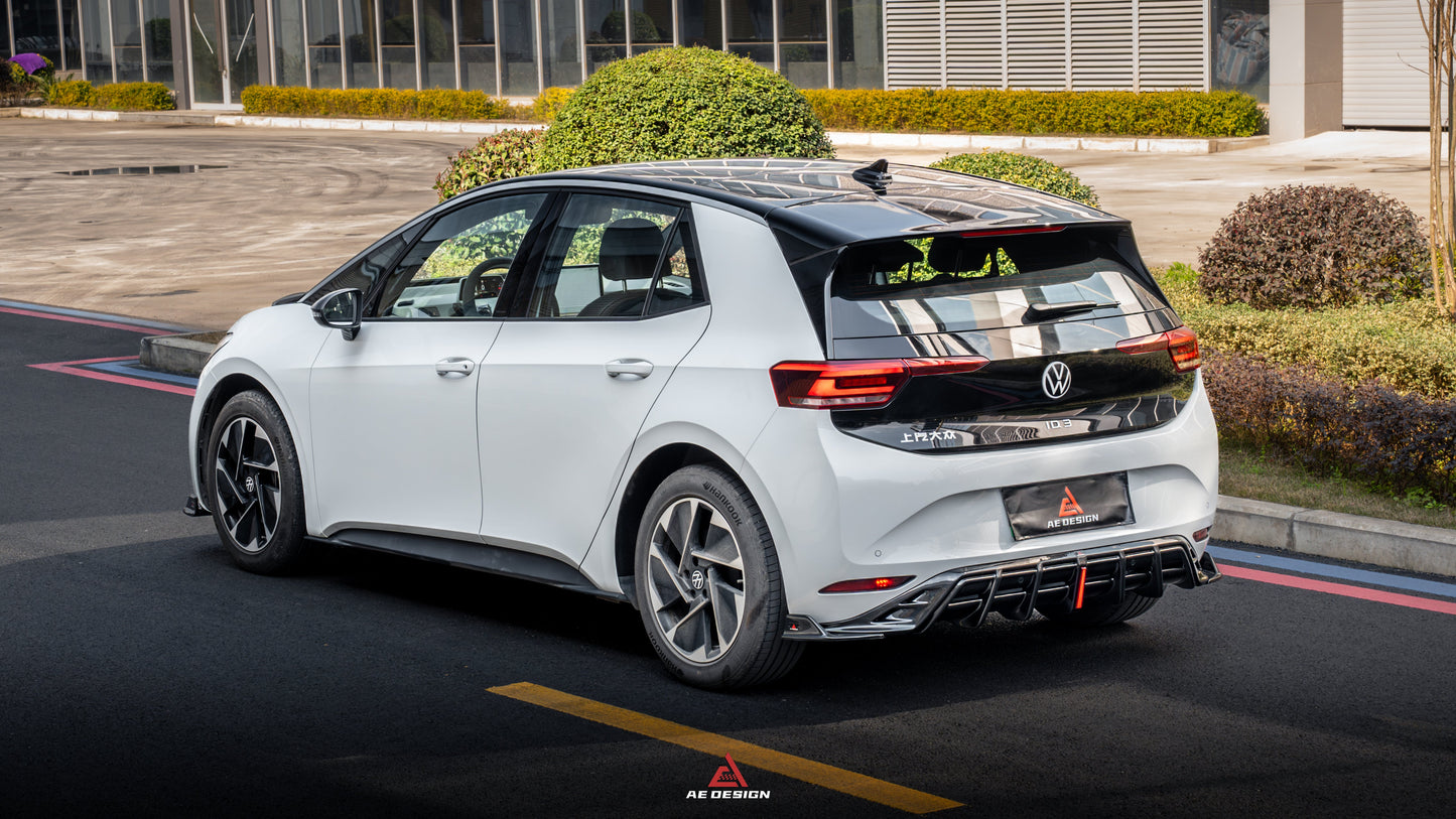 ArmorExtend AE Rear Diffuser & Canards for Volkswagen ID.3 Pro Performance / S E11 E12 2020-2022 PP