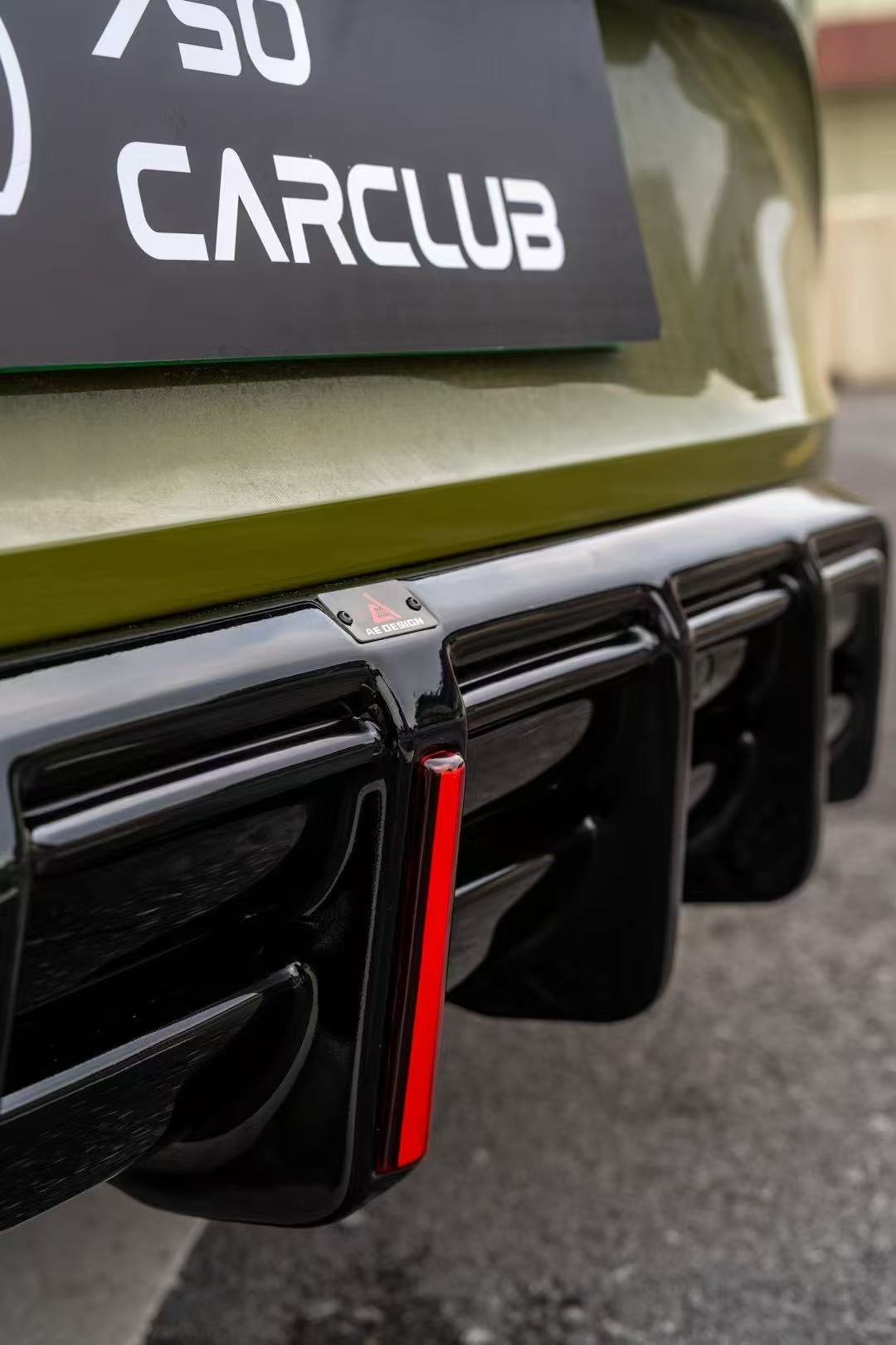 ArmorExtend AE Rear Diffuser & Canards for Volkswagen ID.3 Pro Performance / S E11 E12 2020-2022 PP