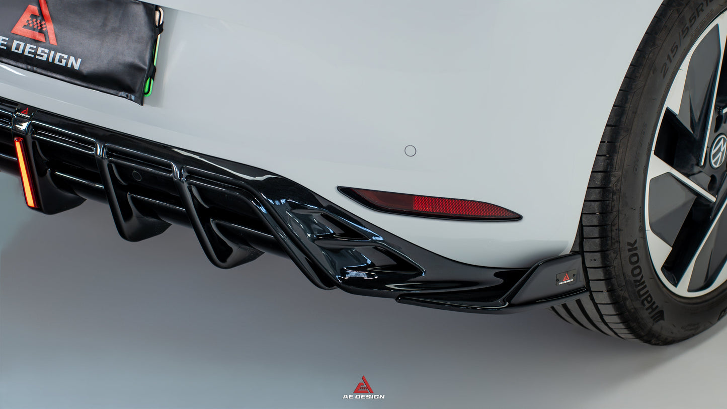 ArmorExtend AE Rear Diffuser & Canards for Volkswagen ID.3 Pro Performance / S E11 E12 2020-2022 PP