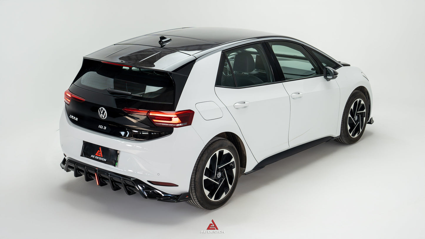 ArmorExtend AE Rear Diffuser & Canards for Volkswagen ID.3 Pro Performance / S E11 E12 2020-2022 PP