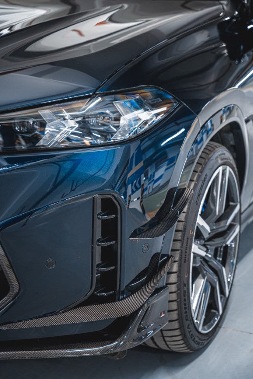ArmorExtend AE Front Canards for BMW X6 M60i xDrive40i G06 LCI 2024-ON Pre-preg Carbon Fiber