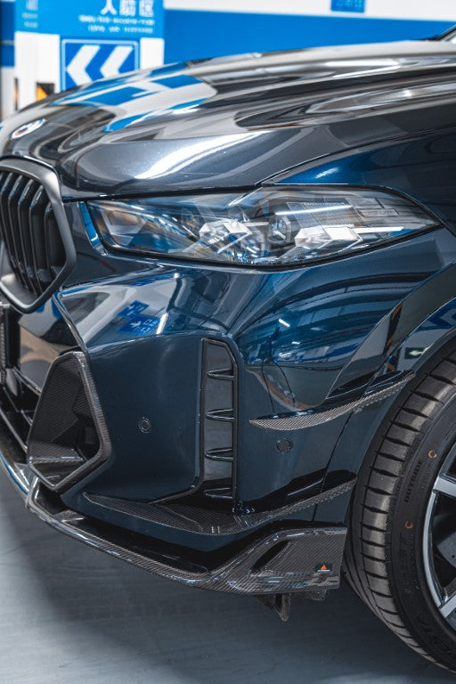ArmorExtend AE Front Canards for BMW X6 M60i xDrive40i G06 LCI 2024-ON Pre-preg Carbon Fiber
