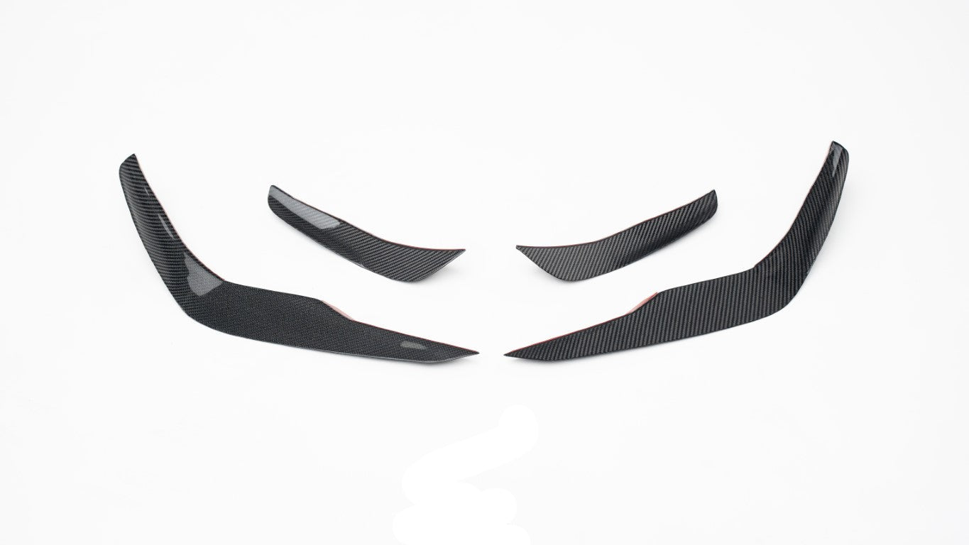 ArmorExtend AE Front Canards for BMW X6 M60i xDrive40i G06 LCI 2024-ON Pre-preg Carbon Fiber