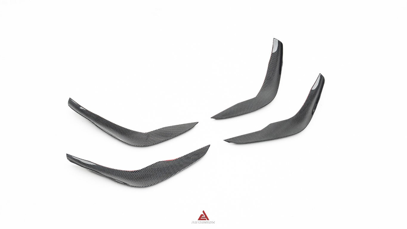 ArmorExtend AE Front Canards for BMW XM / XM Label Red G09 2023-ON Pre-preg Carbon Fiber