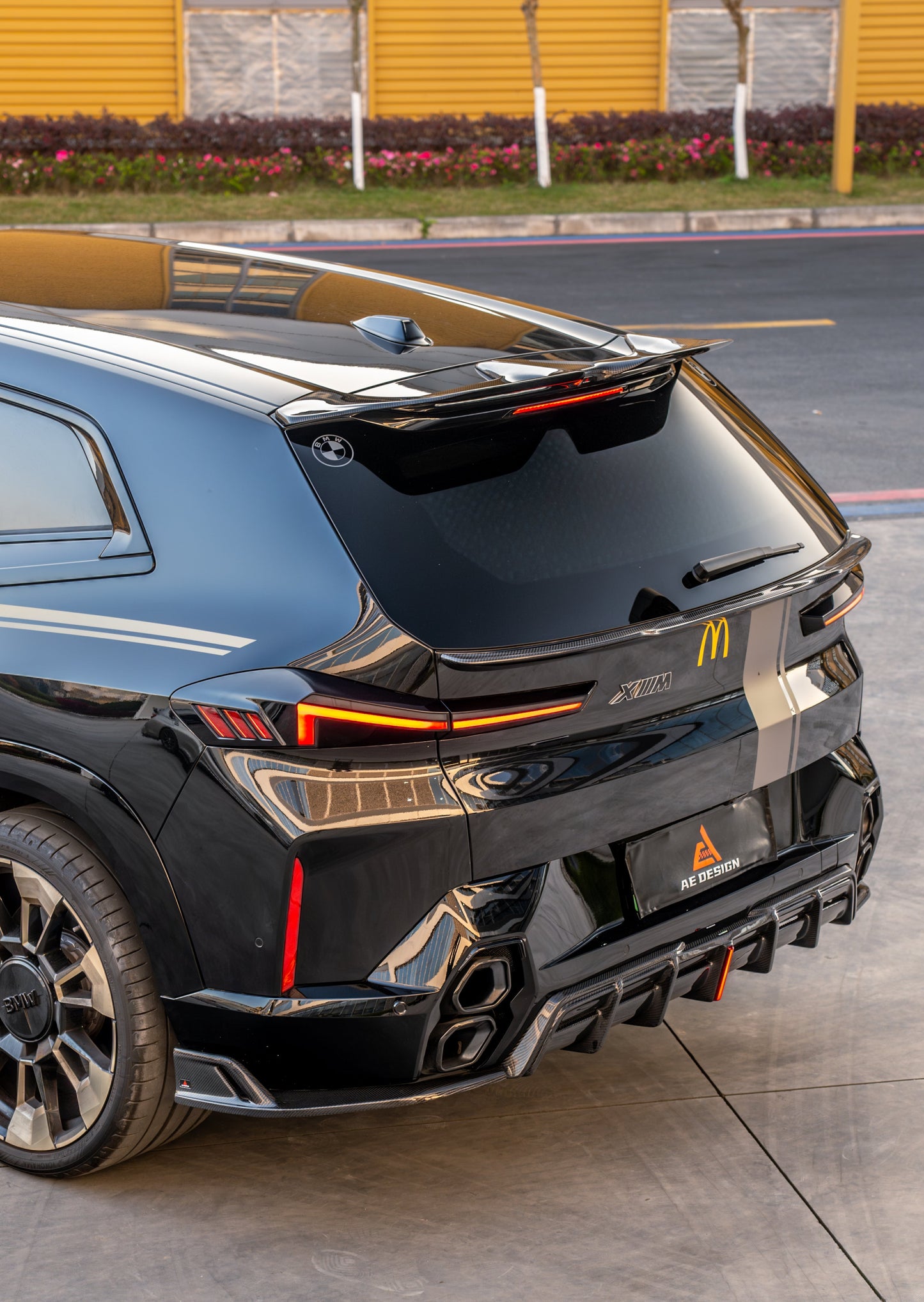 ArmorExtend AE Rear Roof Spoiler for BMW XM / XM Label Red G09 2023-ON Pre-preg Carbon Fiber