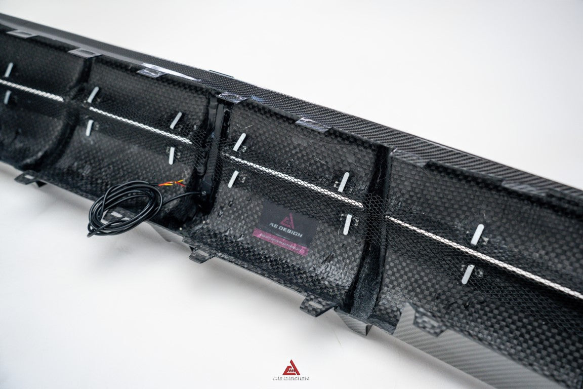 ArmorExtend AE Design Rear Diffuser & Canards for BMW i5 M60 & 5 Series 550e xDrive G60 G61 2024-ON Carbon Fiber