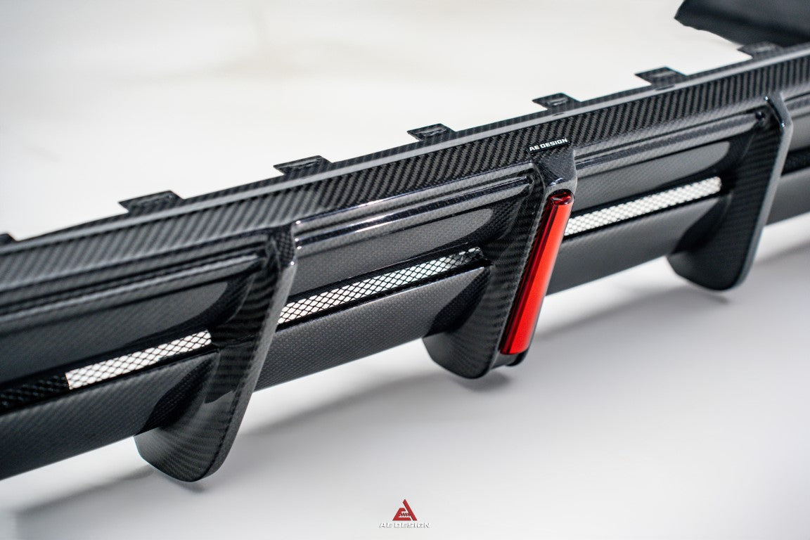 ArmorExtend AE Design Rear Diffuser & Canards for BMW i5 M60 & 5 Series 550e xDrive G60 G61 2024-ON Carbon Fiber