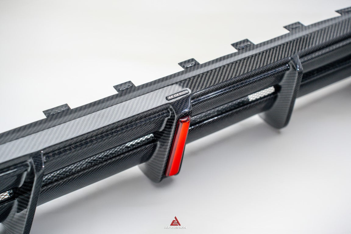 ArmorExtend AE Design Rear Diffuser & Canards for BMW i5 M60 & 5 Series 550e xDrive G60 G61 2024-ON Carbon Fiber
