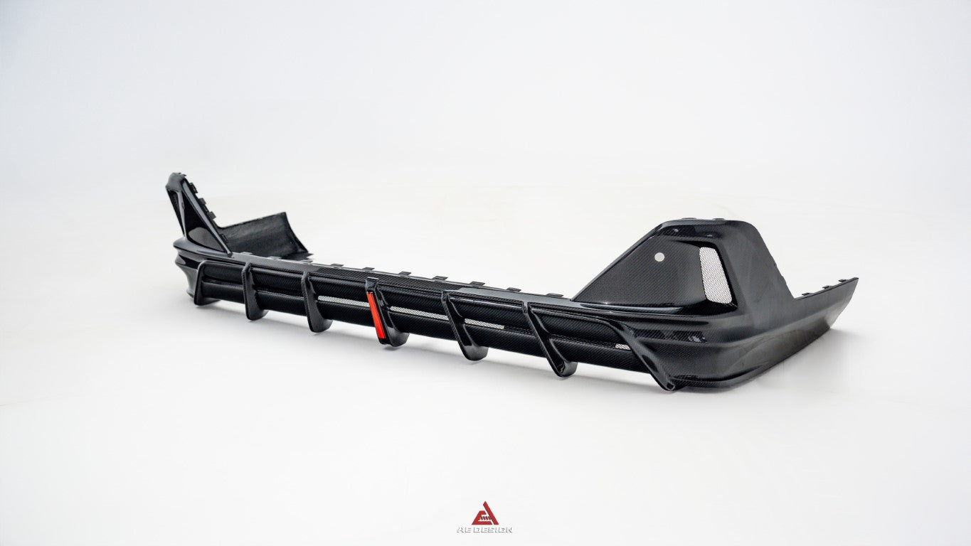 ArmorExtend AE Design Rear Diffuser & Canards for BMW i5 M60 & 5 Series 550e xDrive G60 G61 2024-ON Carbon Fiber