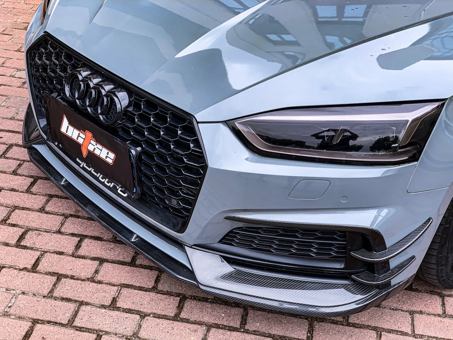 BCTXE Tuning Front Lip for Audi S5 A5 S-line B9 2017-2019 Dry Pre-preg Carbon Fiber