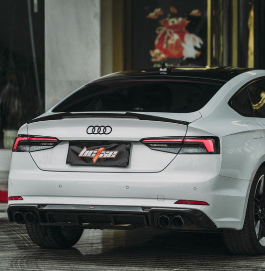 BCTXE Tuning Rear Diffuser for Audi S5 A5 B9 2017-2019 Dry Pre-preg Carbon Fiber