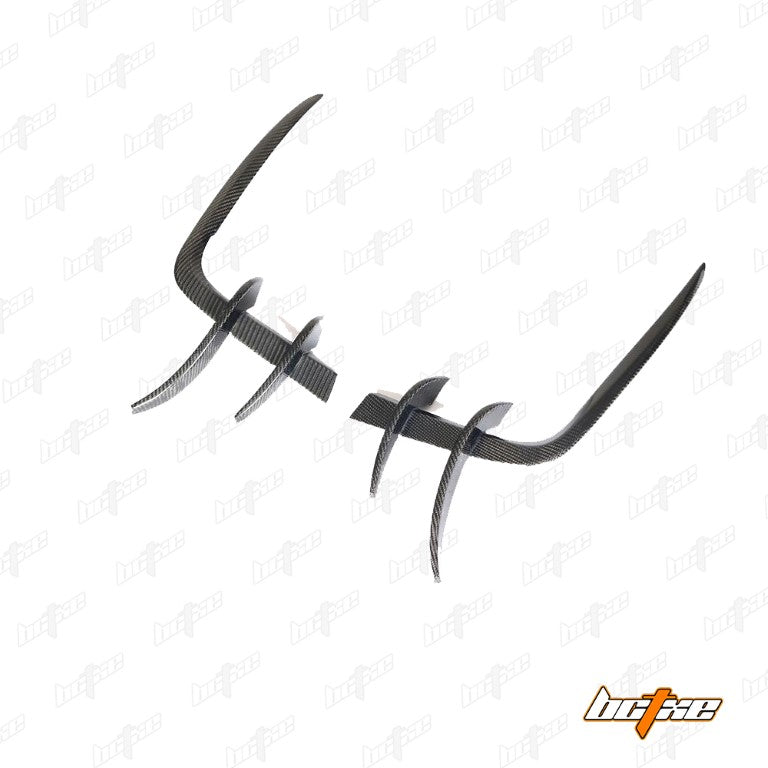 BCTXE Tuning Front Canards for Audi S5 A5 S-line B9 2017-2019 Dry Pre-preg Carbon Fiber