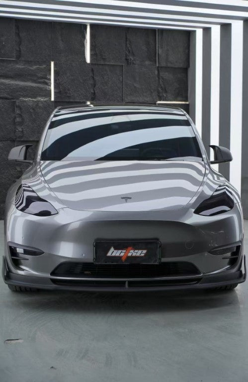 BCTXE Tuning V1 Front Lip for Tesla Model Y Performance Standard 2020-2025 Carbon Fiber