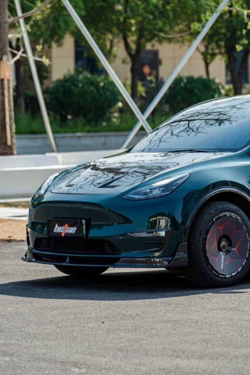 BCTXE Tuning V1 Front Lip for Tesla Model Y Performance Standard 2020-2025 Carbon Fiber