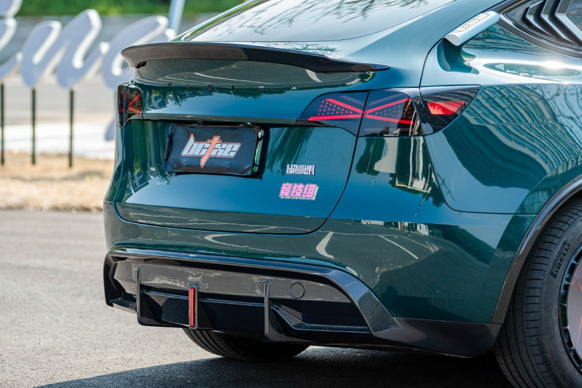 BCTXE Tuning Rear Diffuser for Tesla Model Y Performance Standard 2020-2025 Carbon Fiber