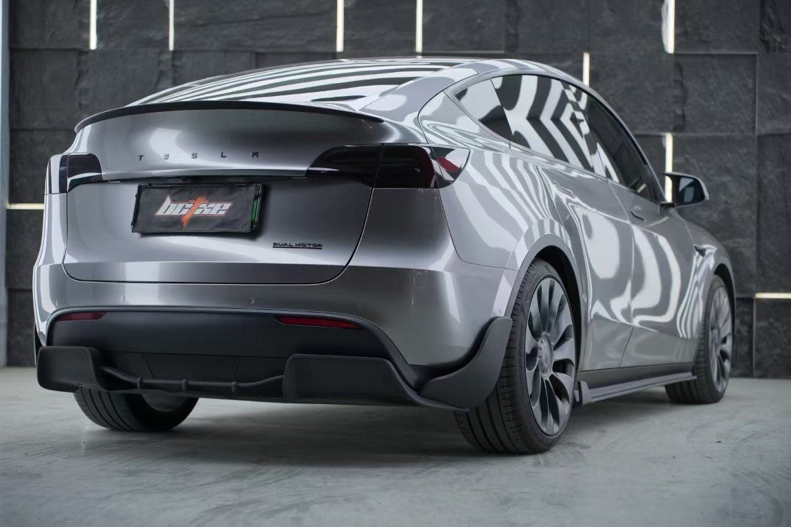 BCTXE Tuning Rear Diffuser Under Board & Canards for Tesla Model Y Performance Standard 2020-2025 Dry Pre-preg Carbon Fiber