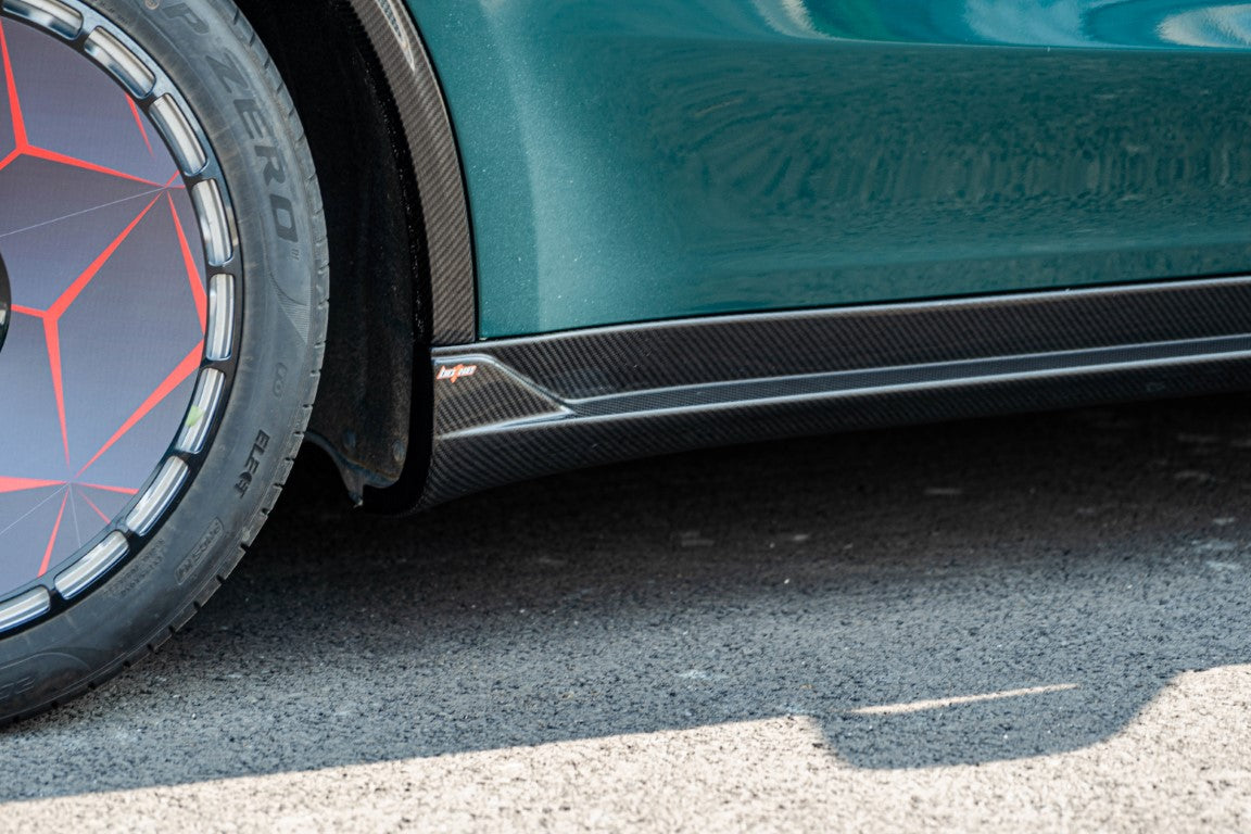 BCTXE Tuning V2 Side Skirts for Tesla Model Y Performance Standard 2020-2025 Dry Pre-preg Carbon Fiber