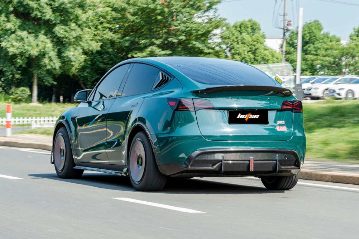 BCTXE Tuning OEM Replacement Style Wheel Arches for Tesla Model Y Performance Standard 2020-2025 Dry Pre-preg Carbon Fiber