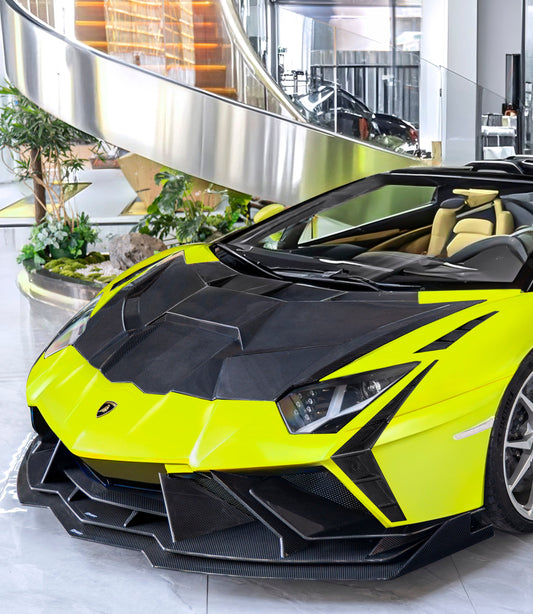 CMST Tuning Front Bumper & Lip for Lamborghini Aventador LP700 LP720 S LP740 2012-2023 Dry Pre-Preg Carbon Fiber / FRP
