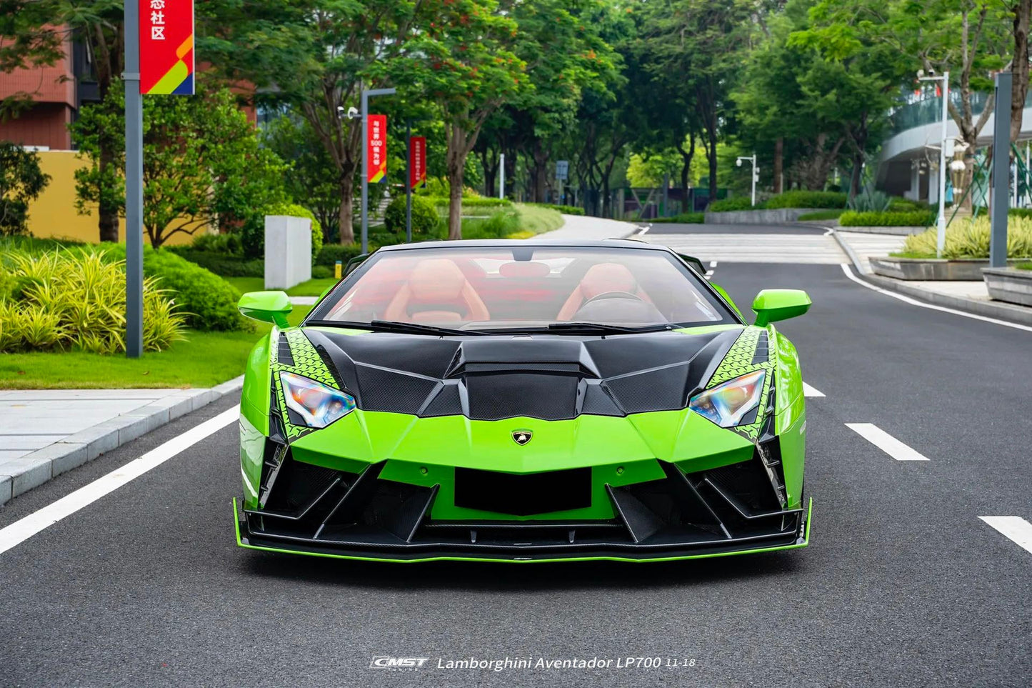 CMST Tuning Front Bumper for Lamborghini Aventador LP700 LP720 S LP740 2012-2023 Dry Pre-Preg Carbon Fiber / FRP