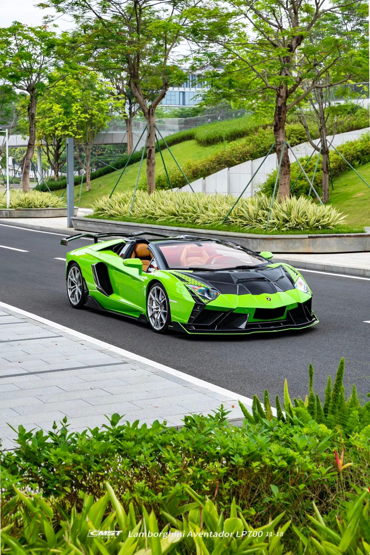 CMST Tuning Front Bumper for Lamborghini Aventador LP700 LP720 S LP740 2012-2023 Dry Pre-Preg Carbon Fiber / FRP