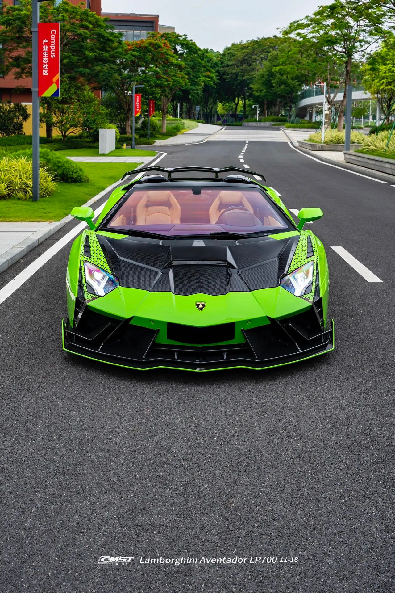 CMST Tuning Front Bumper for Lamborghini Aventador LP700 LP720 S LP740 2012-2023 Dry Pre-Preg Carbon Fiber / FRP
