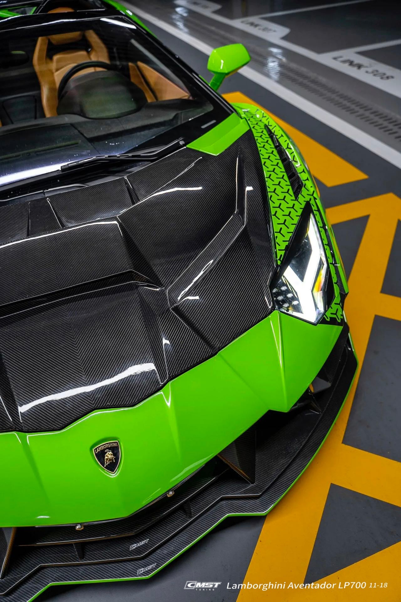 CMST Tuning Front Bumper for Lamborghini Aventador LP700 LP720 S LP740 2012-2023 Dry Pre-Preg Carbon Fiber / FRP