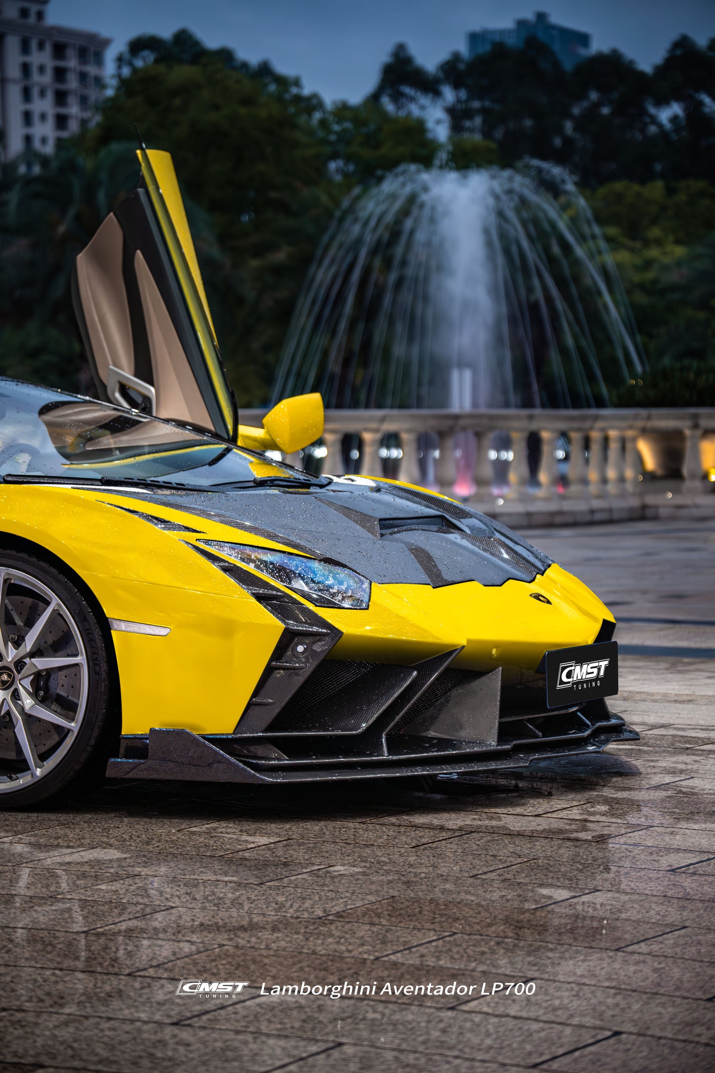 CMST Tuning Front Bumper for Lamborghini Aventador LP700 LP720 S LP740 2012-2023 Dry Pre-Preg Carbon Fiber / FRP