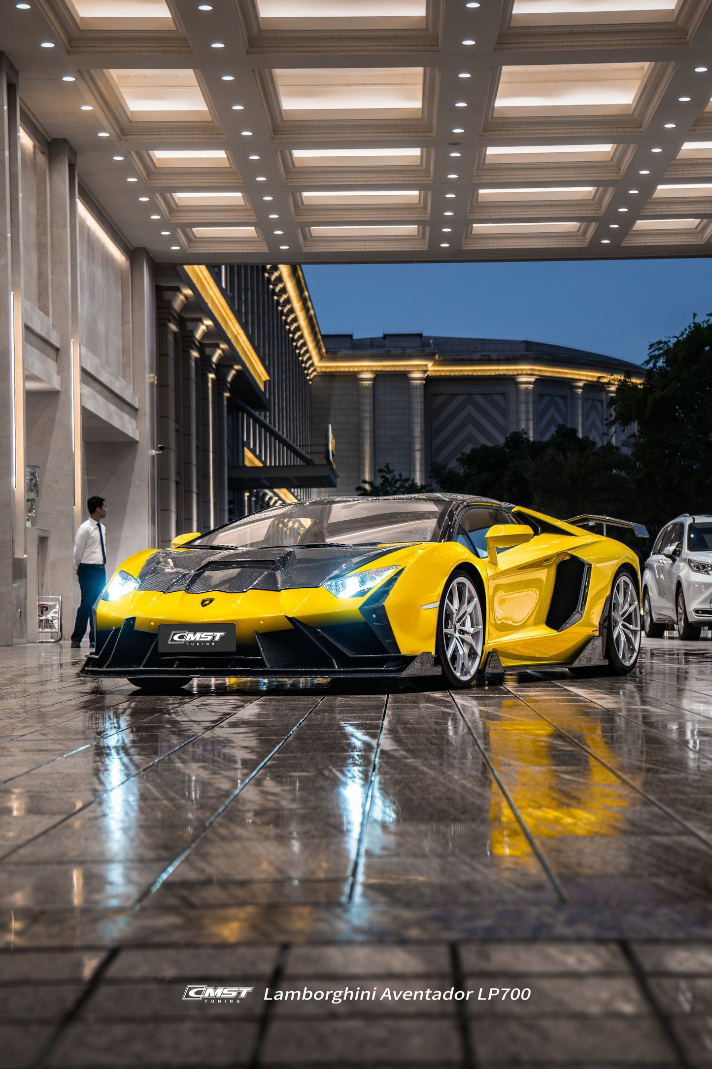 CMST Tuning Front Bumper for Lamborghini Aventador LP700 LP720 S LP740 2012-2023 Dry Pre-Preg Carbon Fiber / FRP