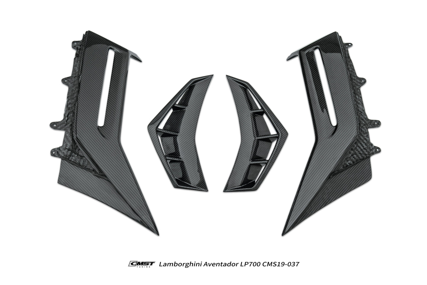 CMST Tuning Rear Quarter Panel Garnish Flares for Lamborghini Aventador LP700 LP720 S LP740 2012-2023 Dry Pre-Preg Carbon Fiber/FRP
